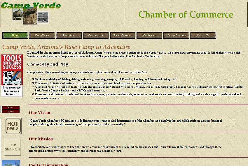Camp Verde Chamber of Commerce, Arizona