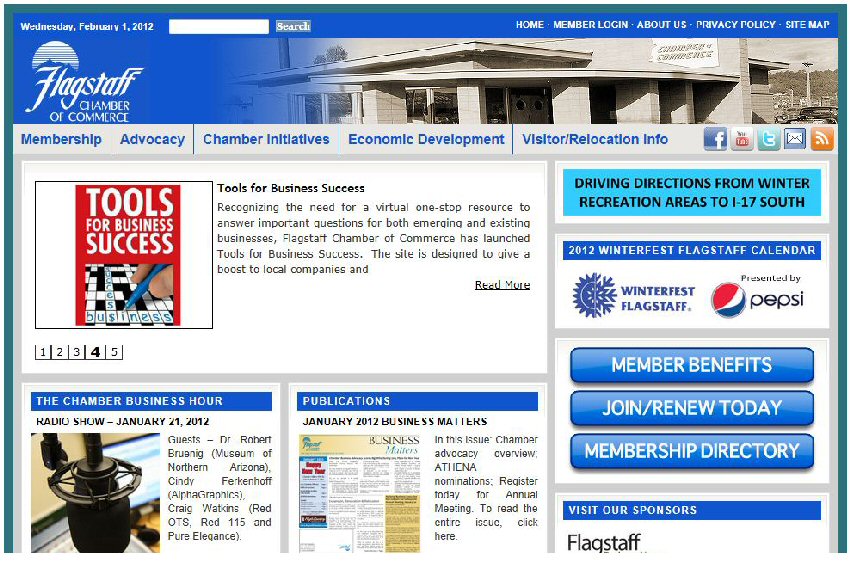 Flagstaff Chamber of Commerce, Arizona