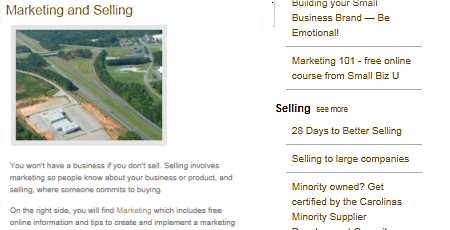 Click to see Chester County Marketing and Selling page