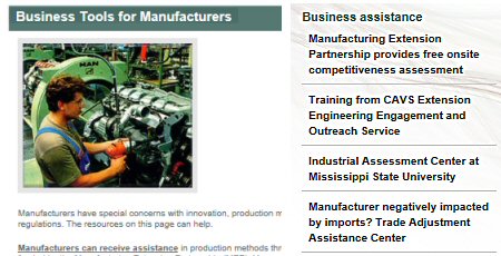 Click to see manufacturing resources for Hinds County