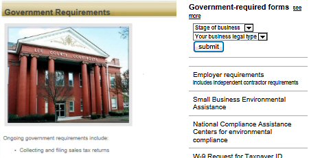 Click to see Lincoln Co. EDC's Government Requirements page
