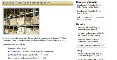 Click to see Lincoln EDA's wood industry page