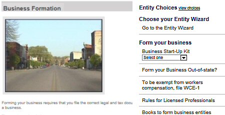 Click to see Lincolnland EDC's Business Formation page
